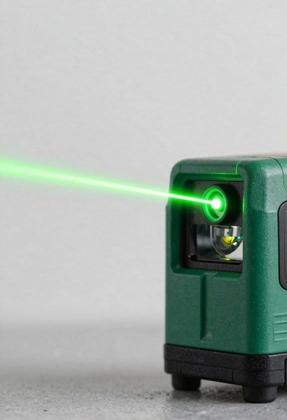 green steady beam precision