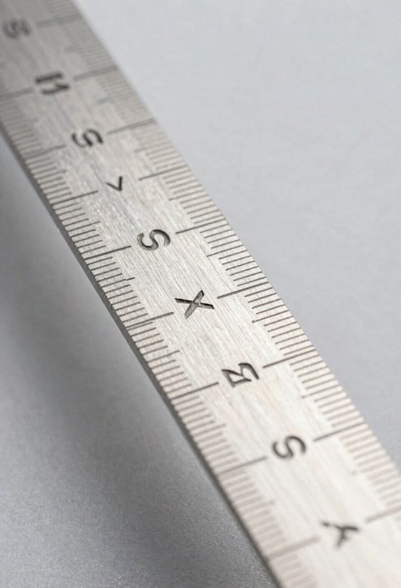 hardened etched stainless rulers