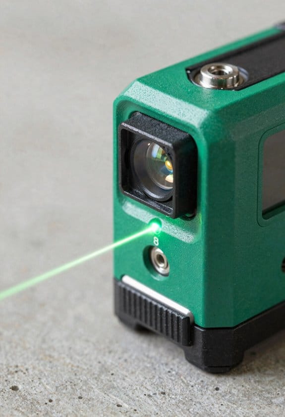 single operator green beam stakeout