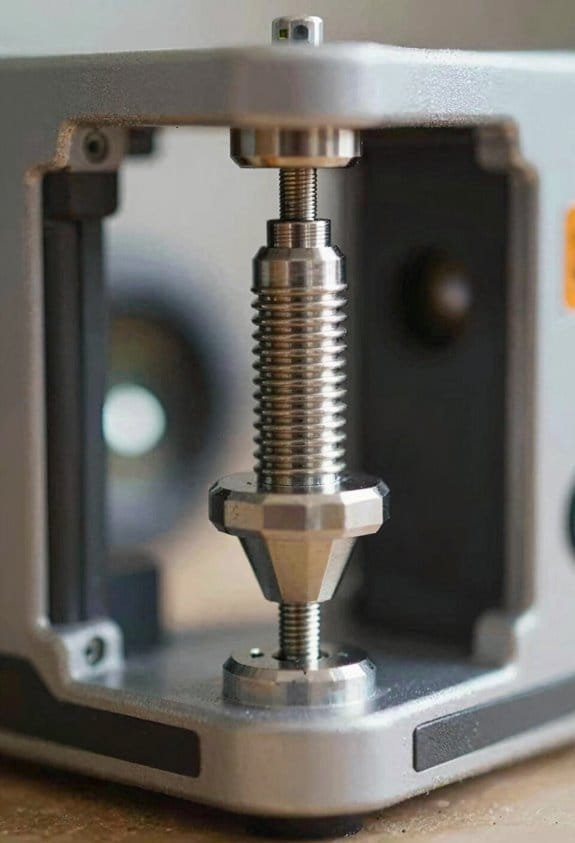 wire suspended optical leveling compensator